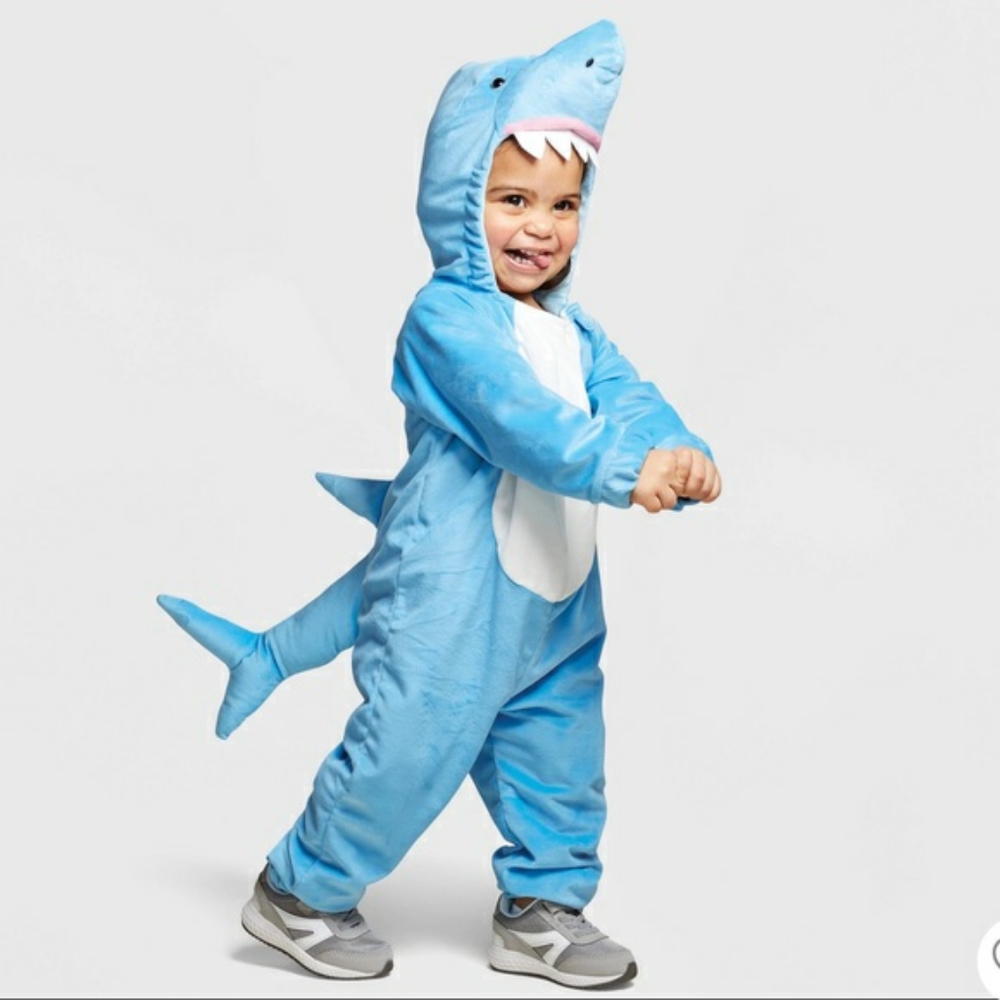 Baby Shark Costume or Pajamas ONLY 4 more 0-6M